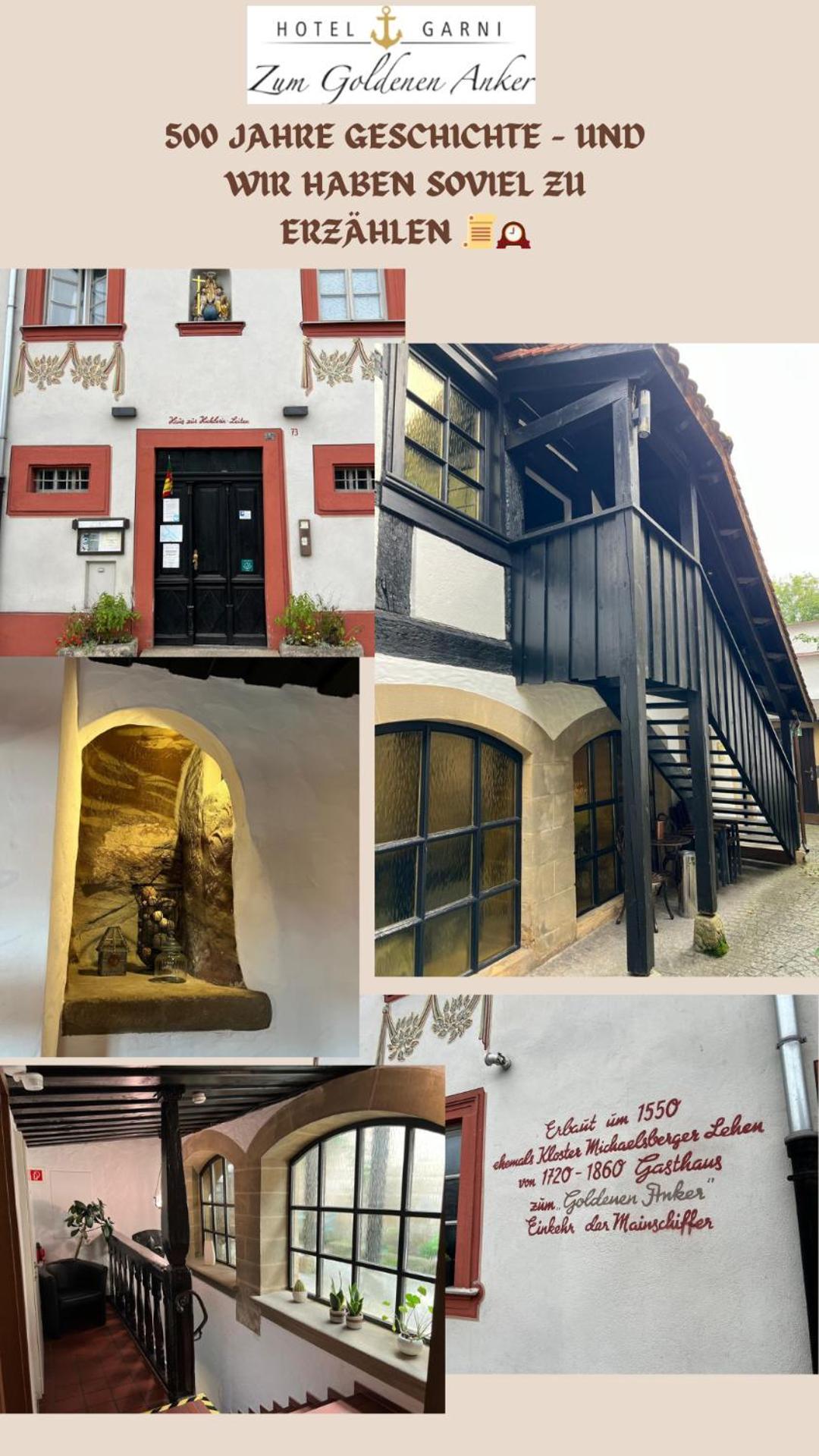 Hotel Zum Goldenen Anker Bamberg Exterior foto
